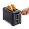 Hamilton Beach Hamilton Beach Proctor Silex Plastic Black 2 slot Toaster 6.2 in. H X 5.3 in. W X 10.3 in. D 22624 - alternate 2